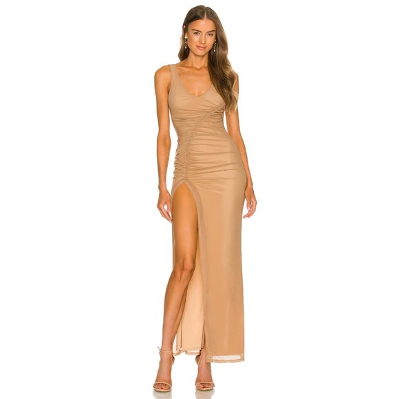 Michael Costello Dresses & Skirts - Michael Costello x REVOLVE Misha Maxi Dress in Nude